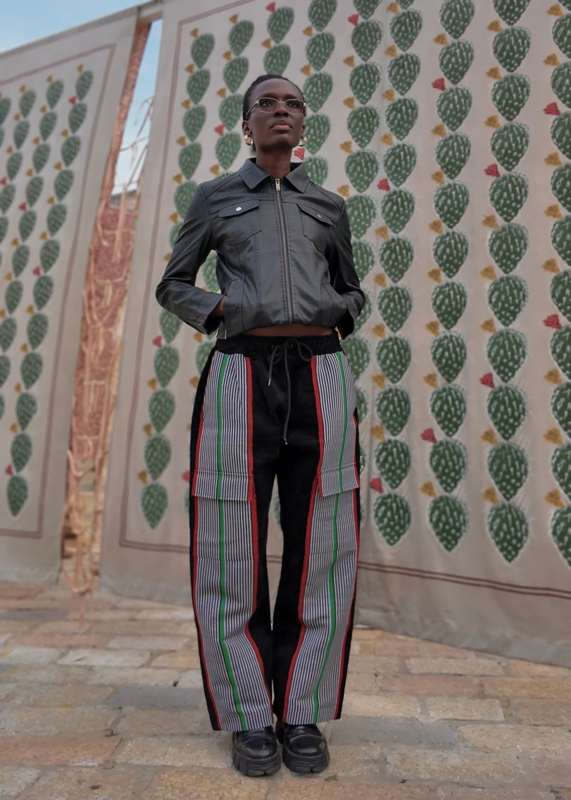 Aso Oke Corduroy Illusion Trousers Tall