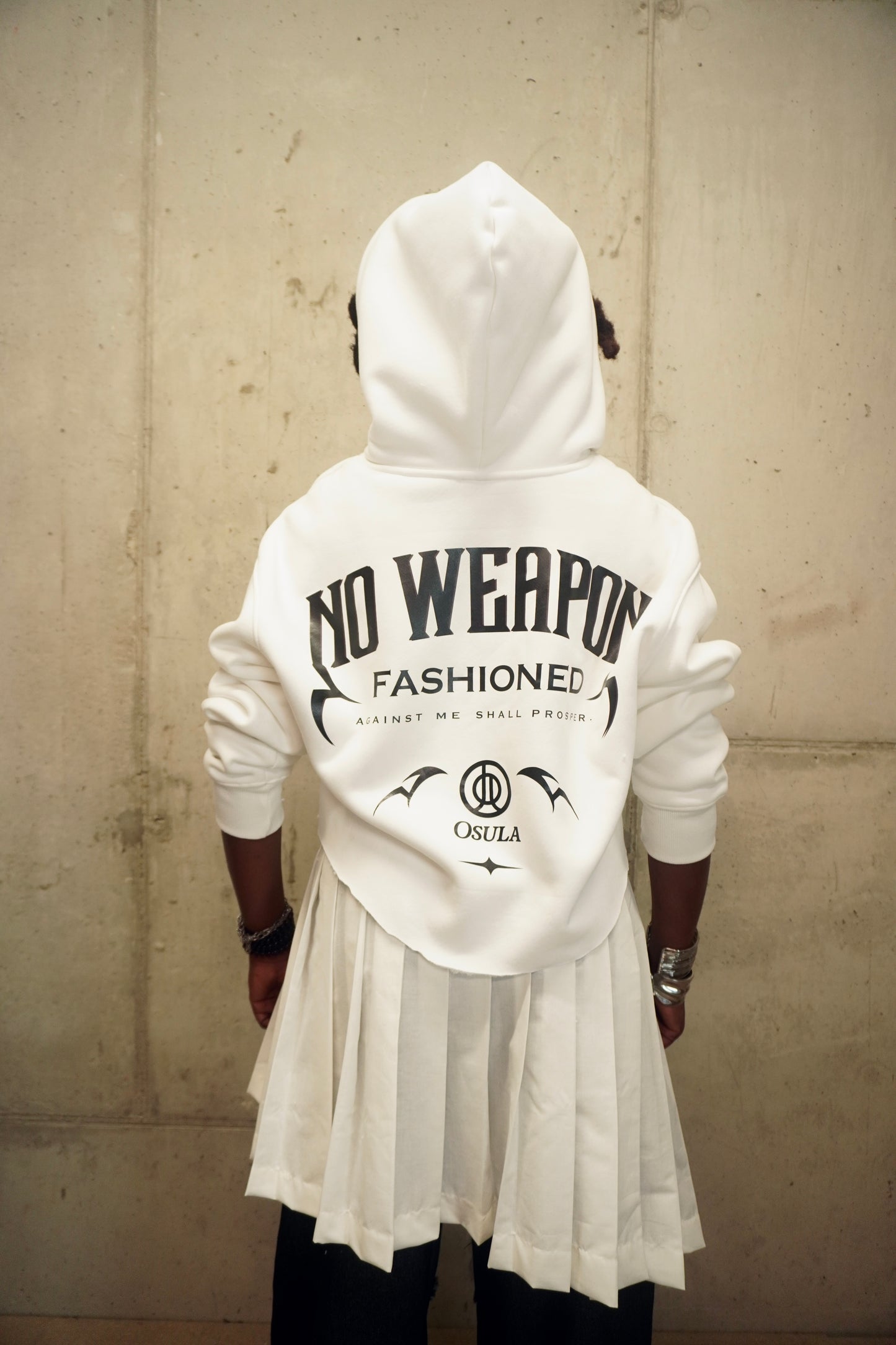 Heavyweight Premium Hoodie Asymmetrical Crop