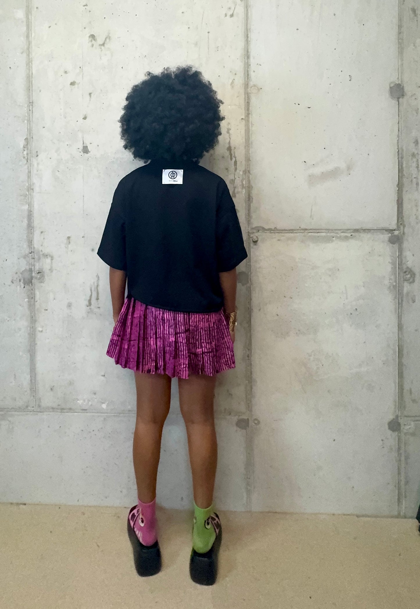 PIP (Pretty in Pink) Adire Print Skirt