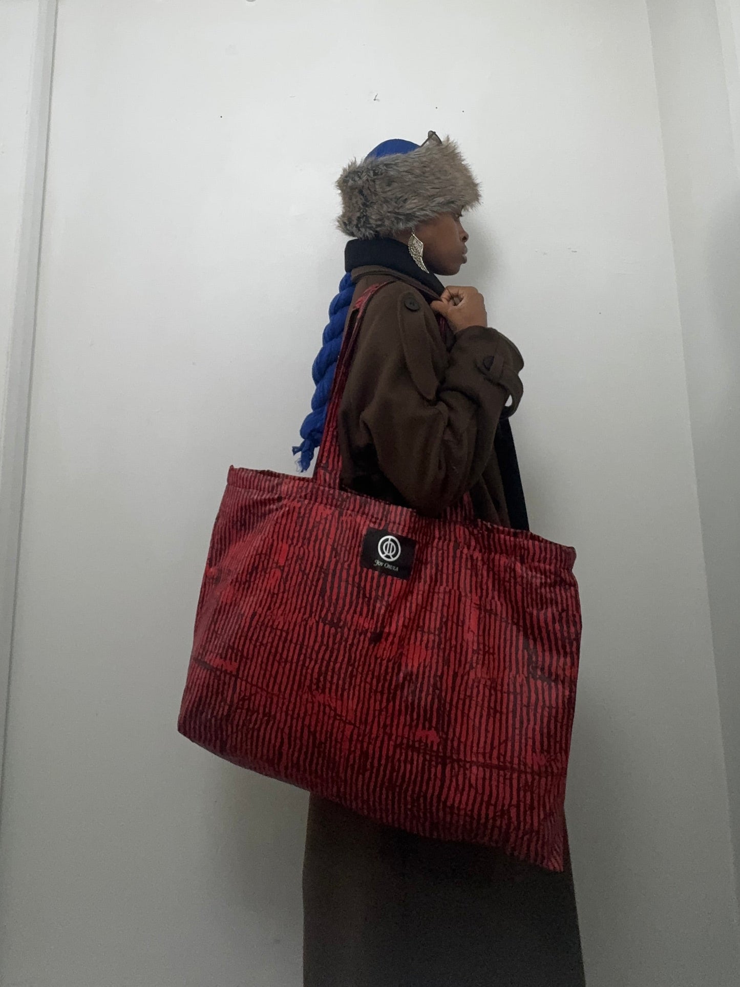 Adire Print Tote Bag (22inches M-L)