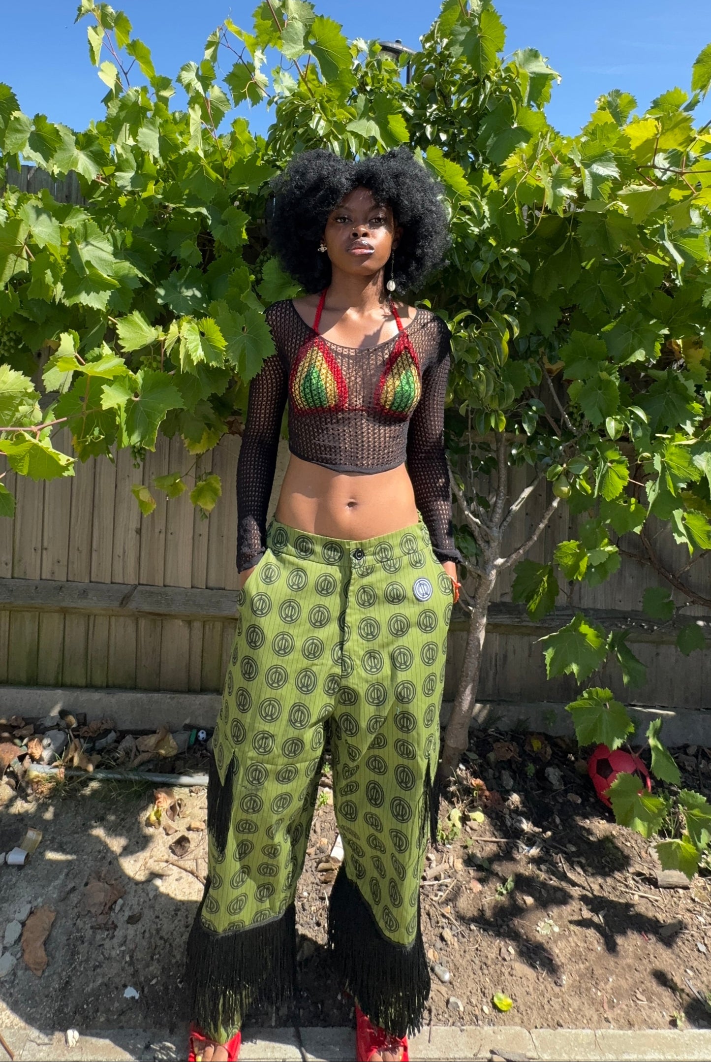 JOMO Print Trousers Petite