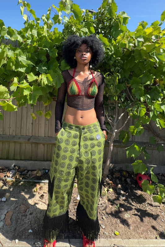 JOMO Print Trousers Petite