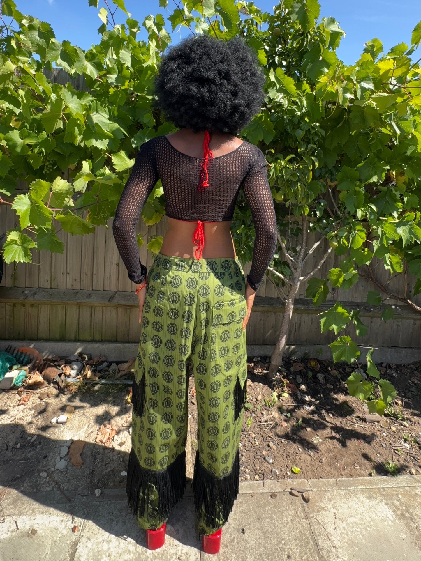 JOMO Print Trousers Petite