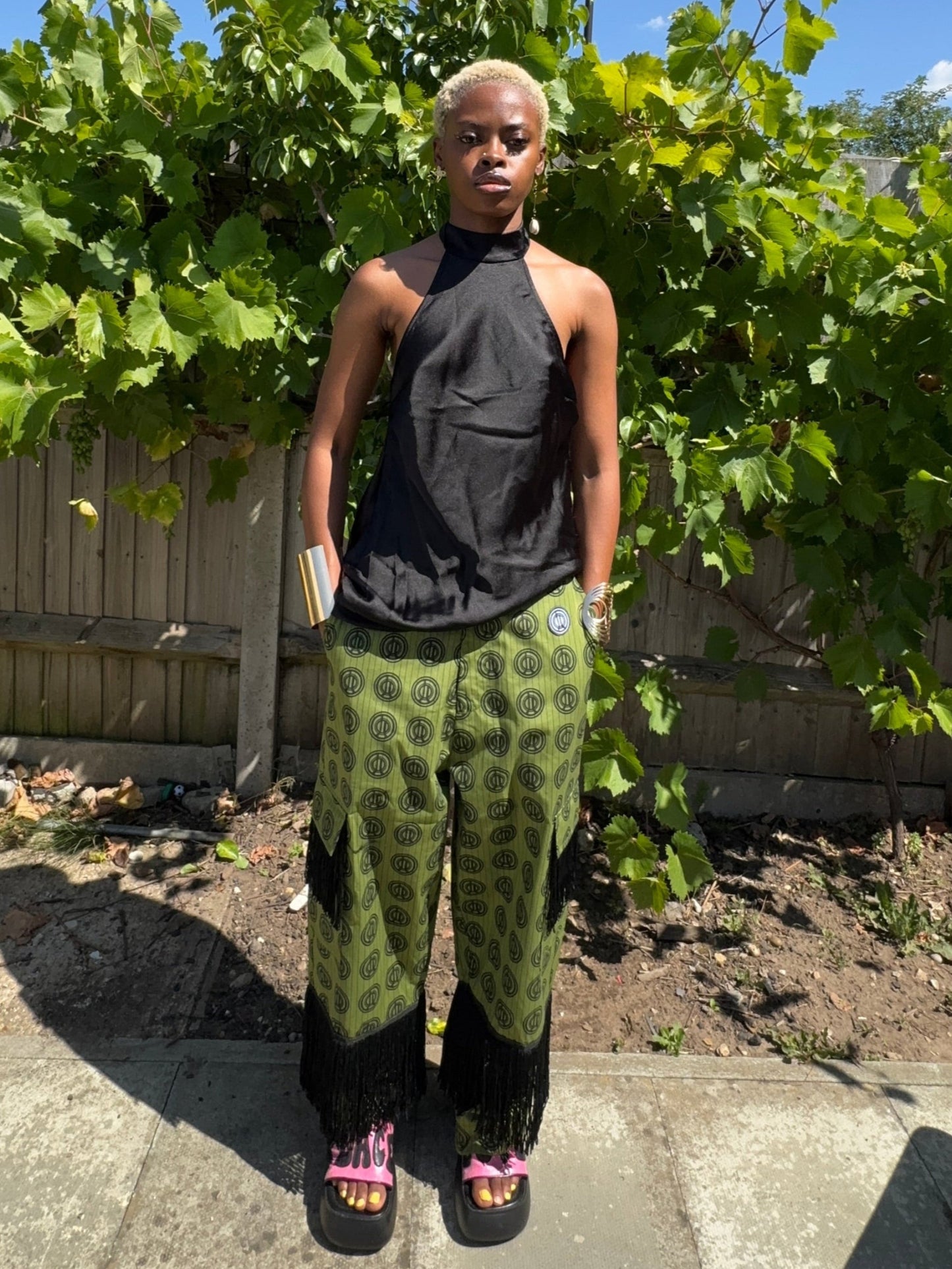 JOMO Print Trousers Petite