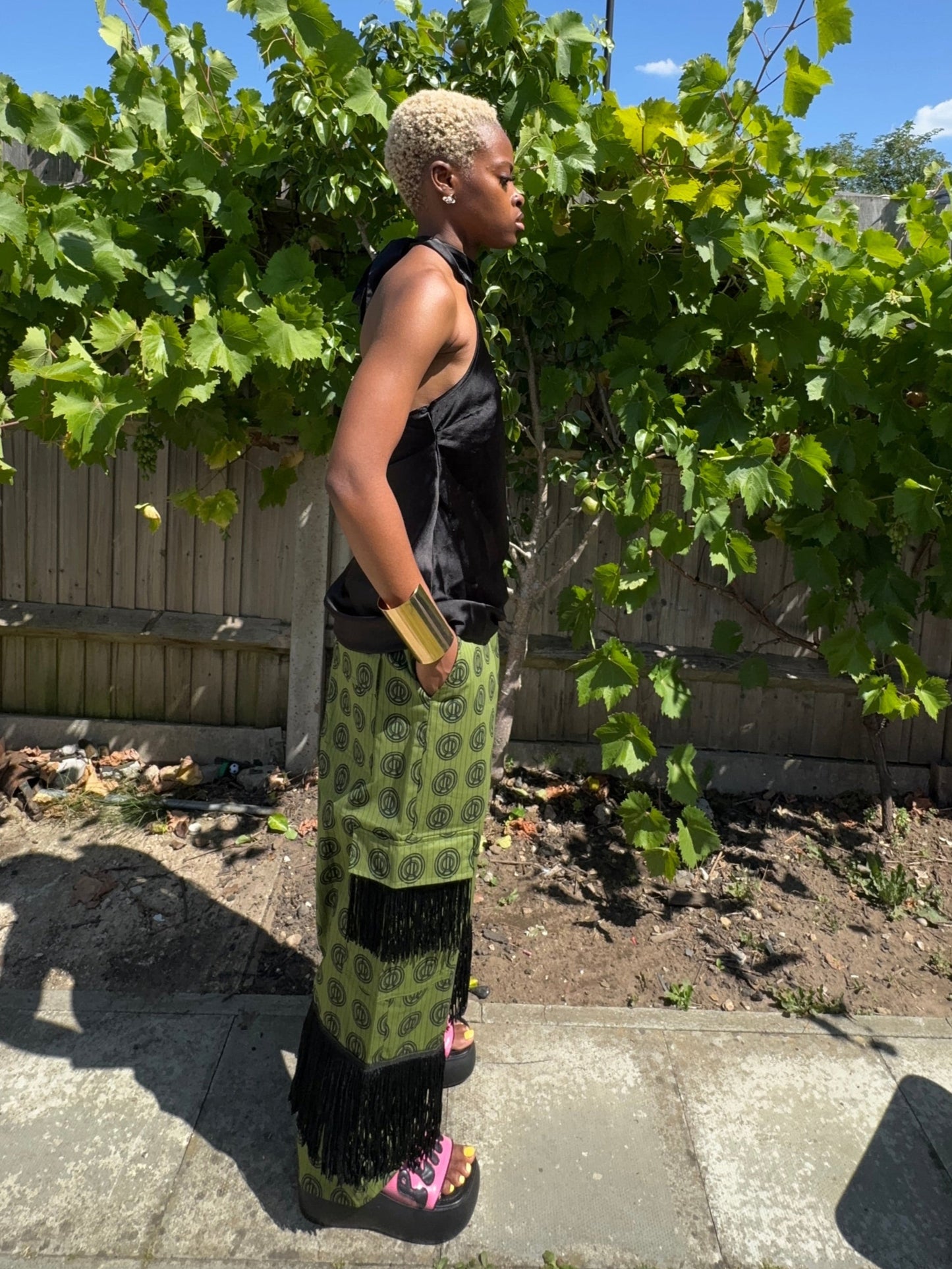 JOMO Print Trousers Petite