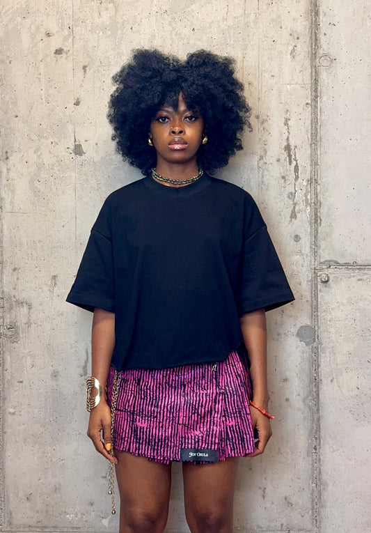 PIP (Pretty in Pink) Adire Print Skirt