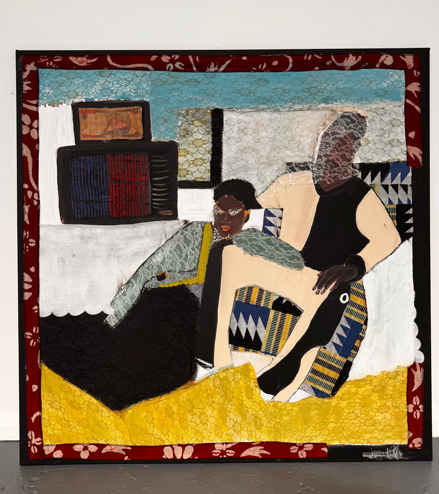 Yen Fie - (Our Home) 2026 Mixed Media Painting 100 x 100 cm